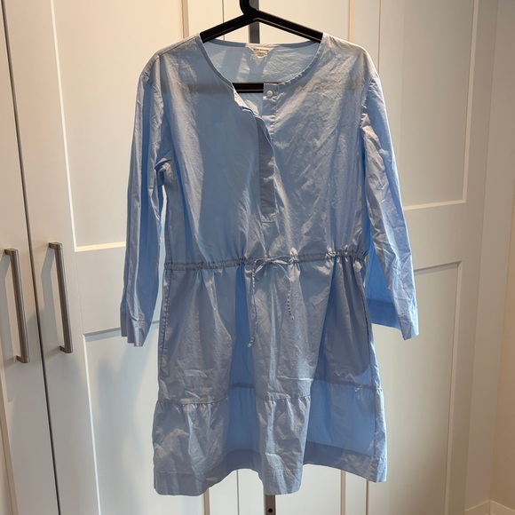 Club Monaco DYANN DRESS Sky Blue Blouse - Picture 2 of 7